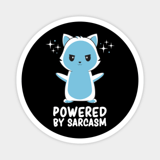 Silly Cat Sarcasm Dark Humor Kitten Sarcastic Kitties Magnet